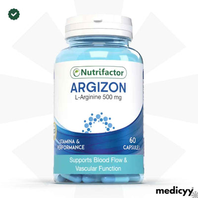 Nutrifactor Argizon L-Arginine 500 mg – 60 Capsules