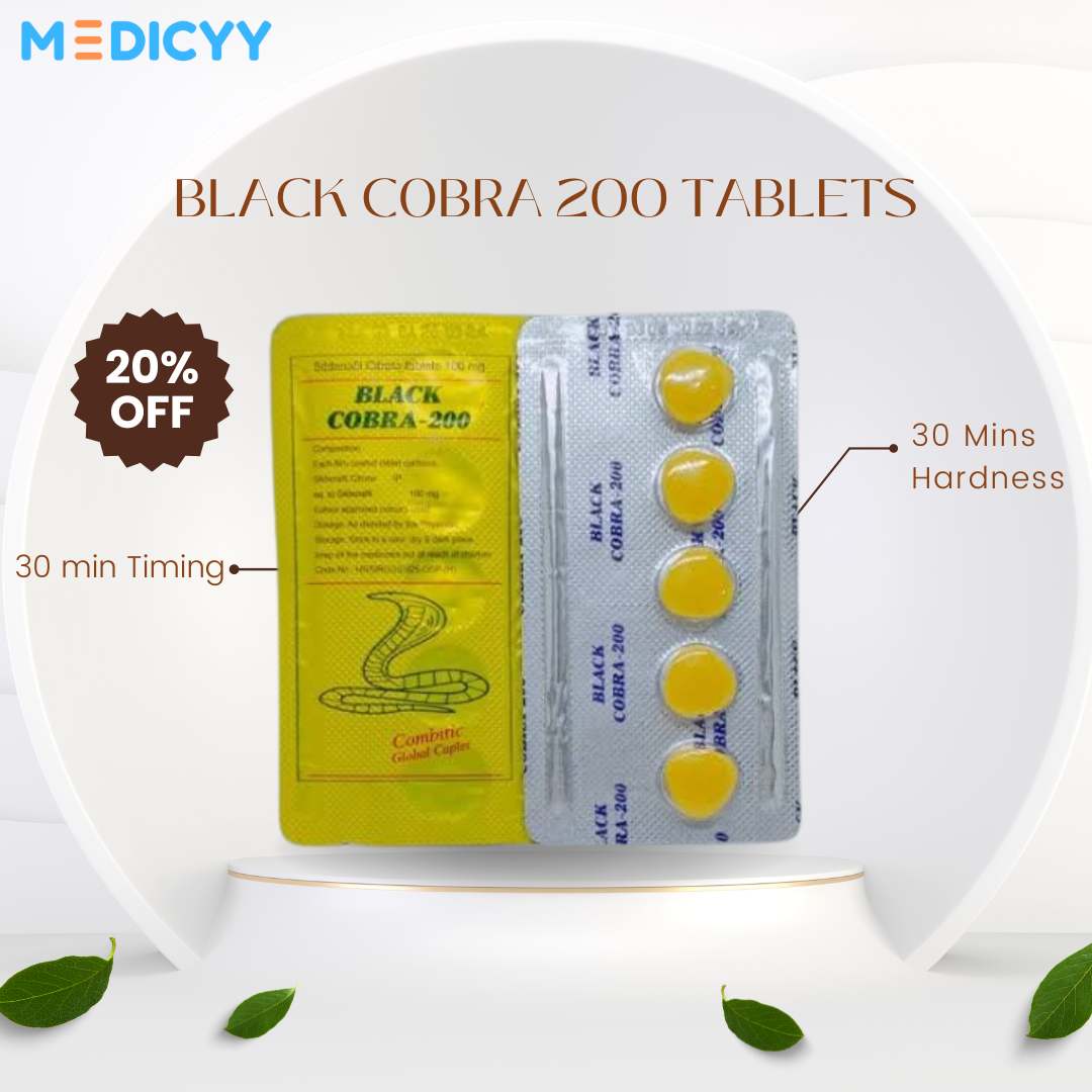 Black Cobra 200 Tablets