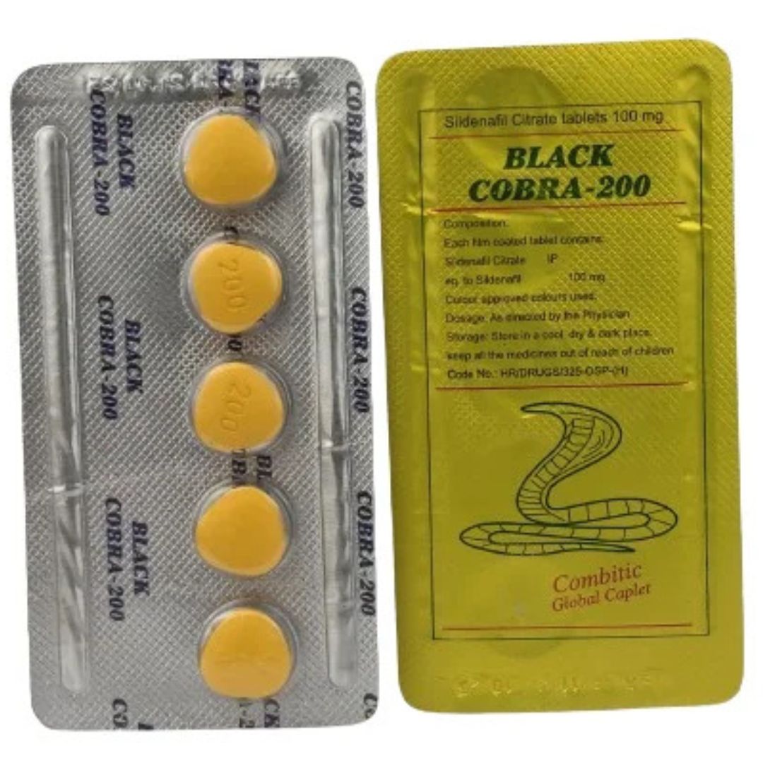 Black Cobra 200 Tablets