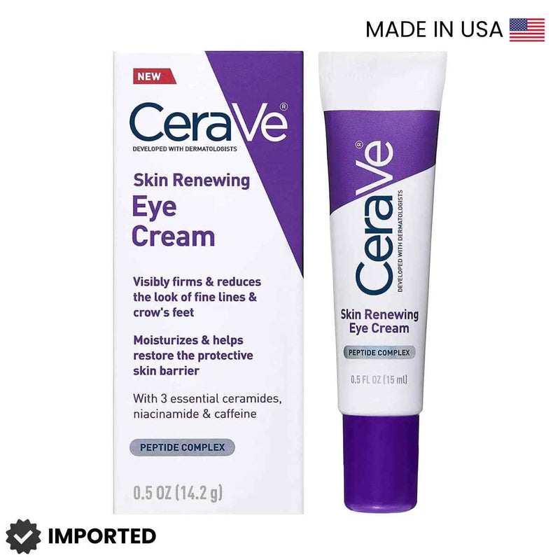 Cerave Skin Renewing Eye Cream.