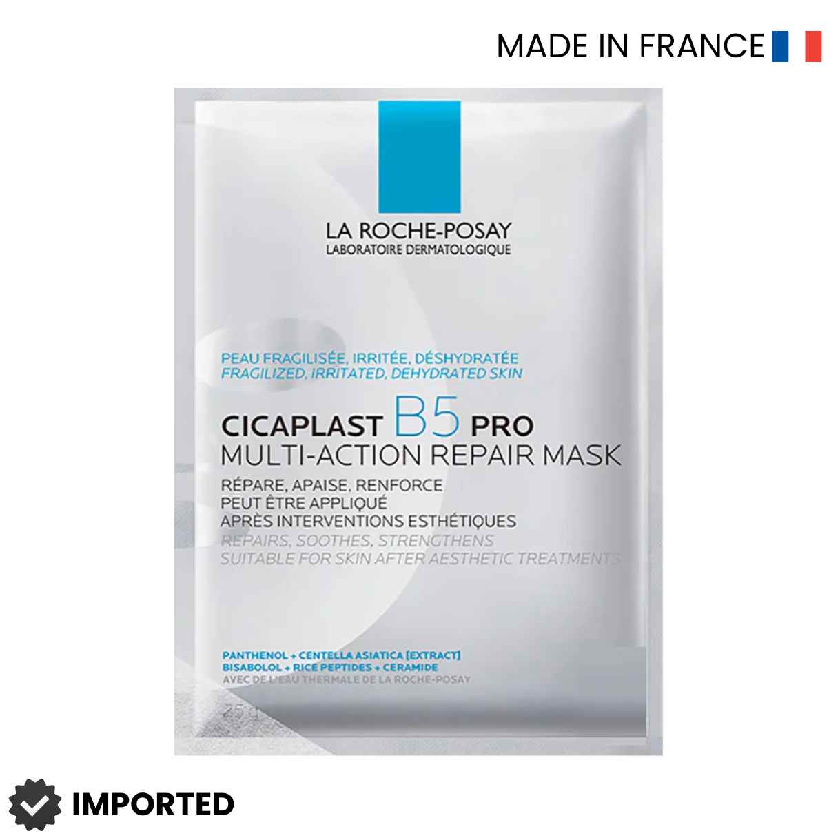 LA ROCHE POSAY CICAPLAST B5 PRO MULTI ACTION REPAIR SHEET MASK PACK