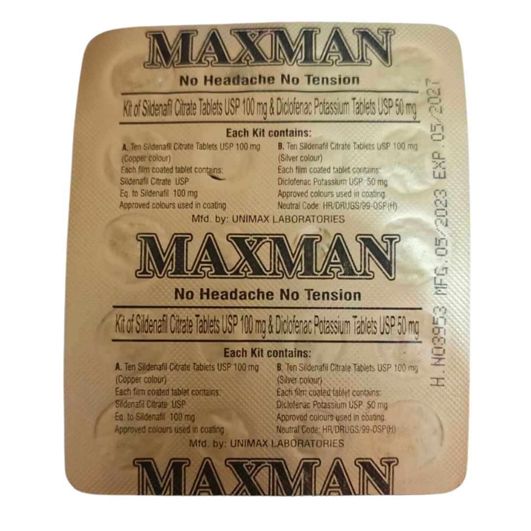 Maxman Tablets For Men's