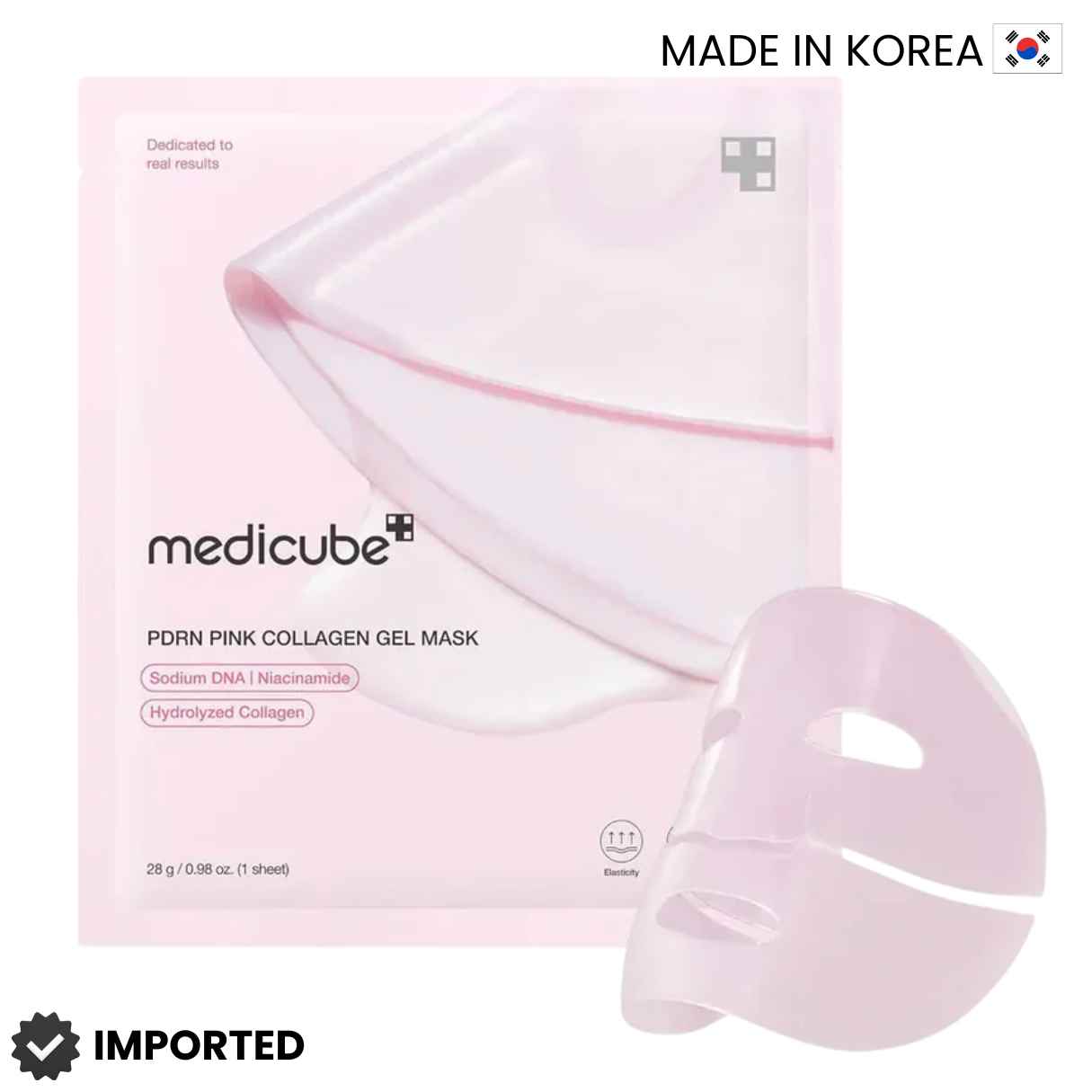 Medicube PDRN pink collagen Gel mask Buy each now. 28 grams weight.