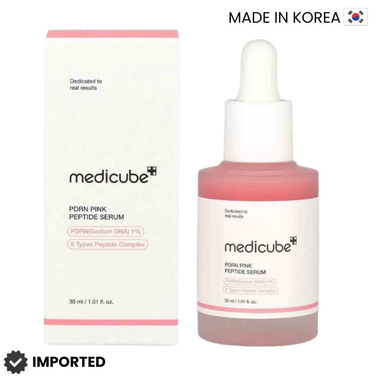 Medicube PDRN Pink Peptide Serum – Revitalize & Glow 30 ML