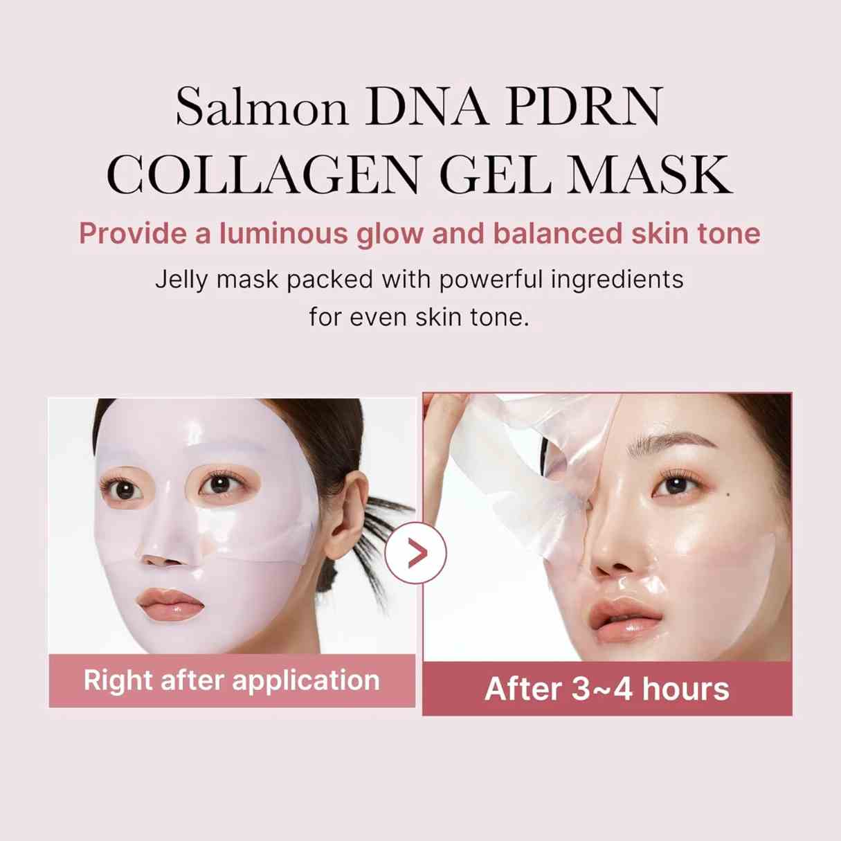 Medicube PDRN pink collagen Gel mask Buy each now. 28 grams weight.