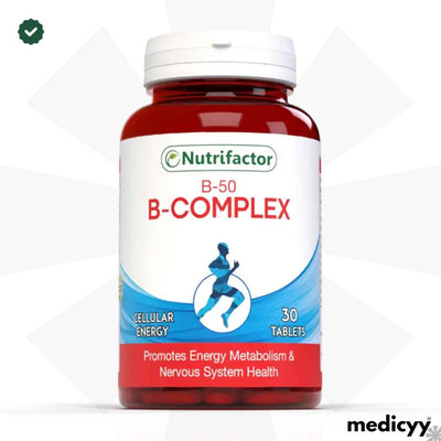 Nutrifactor B-50 B-Complex – 30 Tablets