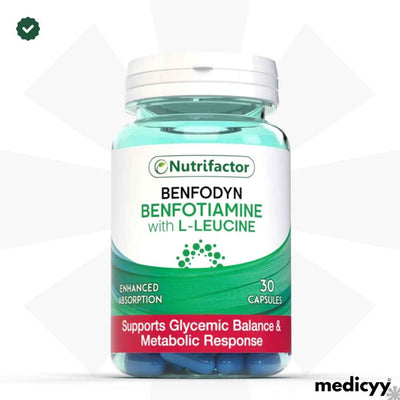 Nutrifactor Benfodyn Benfotiamine 300 mg – 30 Capsules