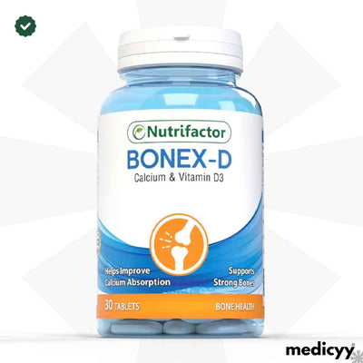 Nutrifactor Bonex-D Calcium & Vitamin D3 – 30 Tablets