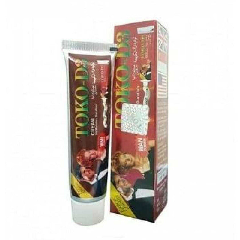 Toko-Da cream tube and packaging on a white background
