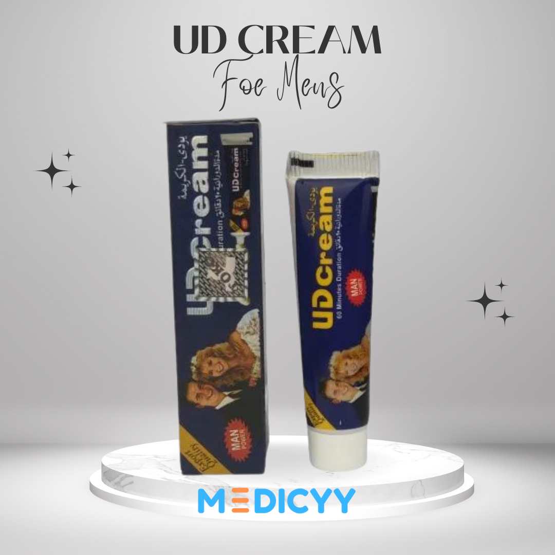UD Cream packaging for men on a white background with 'MEDICYY' branding.
