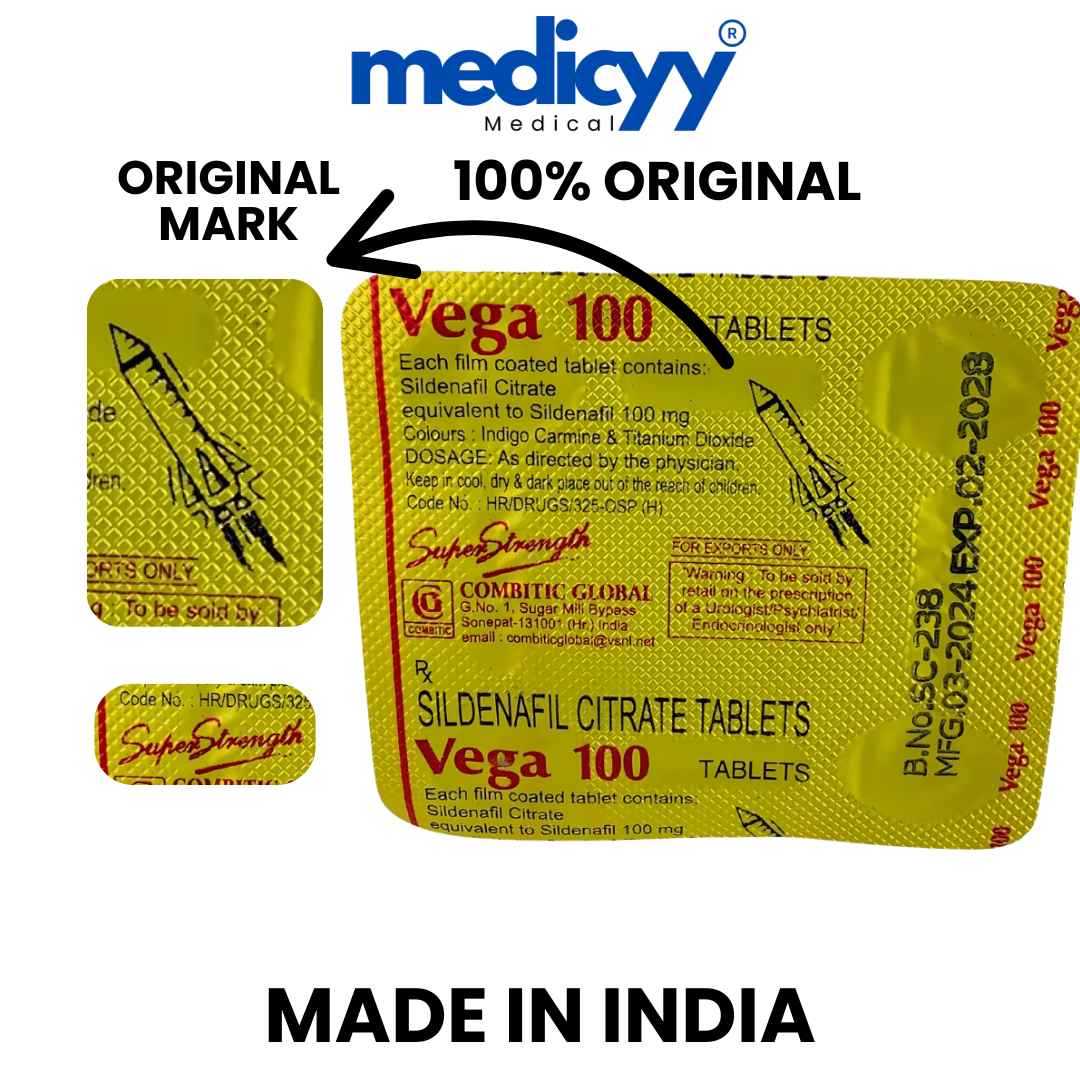 Vega 100mg Tablets Super-Star